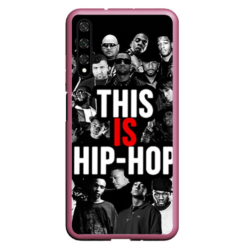 Чехол для Honor 20 Hip hop, цвет малиновый