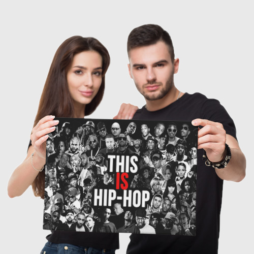 Холст прямоугольный Hip hop, цвет 3D печать - фото 5