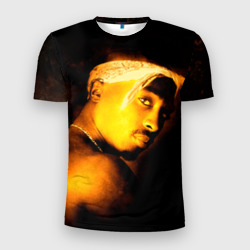 Мужская футболка 3D Slim 2pac