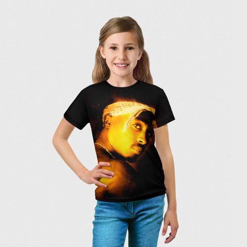 Детская футболка 3D 2pac, цвет 3D печать - фото 5
