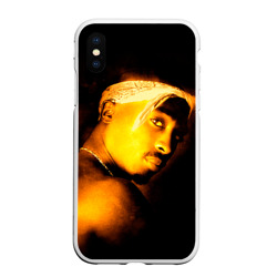 Чехол для iPhone XS Max матовый 2pac