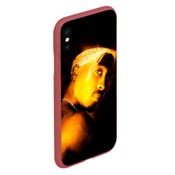 Чехол для iPhone XS Max матовый 2pac - фото 2