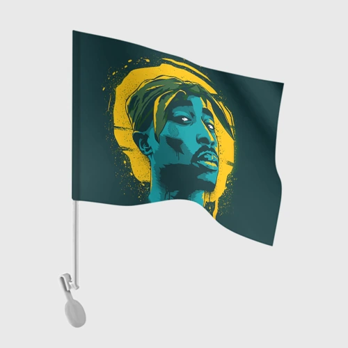 Флаг для автомобиля 2pac
