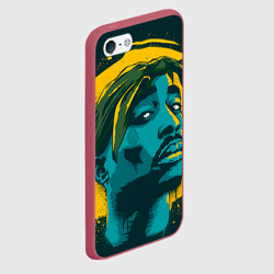 Чехол для iPhone 5/5S матовый 2pac - фото 2