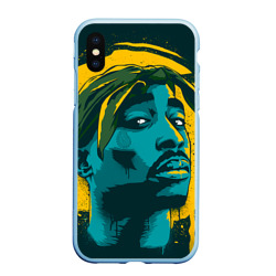 Чехол для iPhone XS Max матовый 2pac