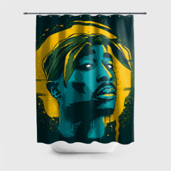 Штора 3D для ванной 2pac