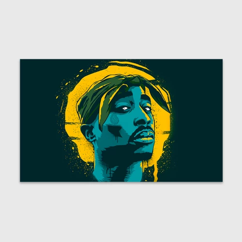 Бумага для упаковки 3D 2pac