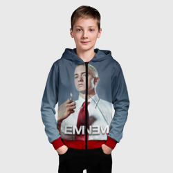 Детская толстовка 3D на молнии Eminem - фото 2