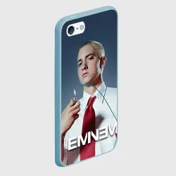 Чехол для iPhone 5/5S матовый Eminem - фото 2