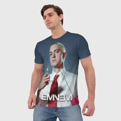 Мужская футболка 3D Eminem - фото 2