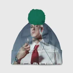 Шапка 3D c помпоном Eminem
