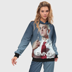 Женский костюм с толстовкой 3D Eminem - фото 2