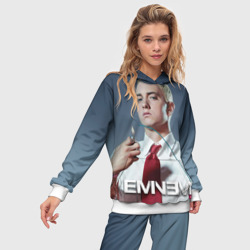 Женский костюм с толстовкой 3D Eminem - фото 2