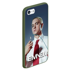 Чехол для iPhone 5/5S матовый Eminem - фото 2