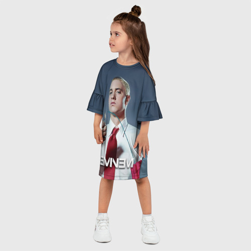 Детское платье 3D Eminem, цвет 3D печать - фото 3