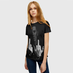 Женская футболка 3D Eminem - фото 2