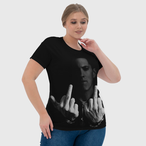 Женская футболка 3D Eminem, цвет 3D печать - фото 6
