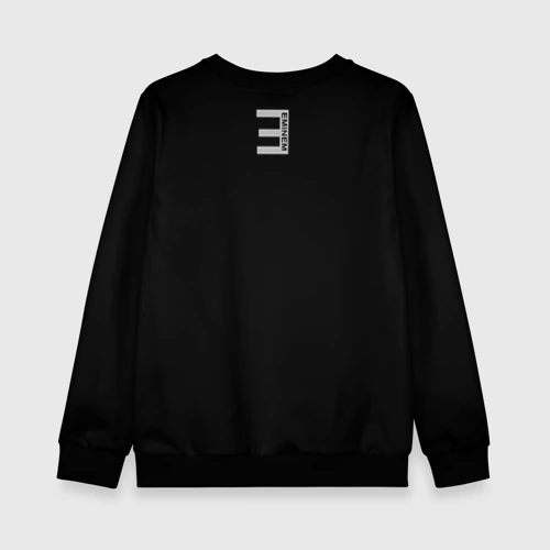 Детский свитшот 3D с принтом Eminem, вид сзади #1