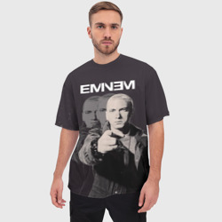 Мужская футболка oversize 3D Eminem - фото 2