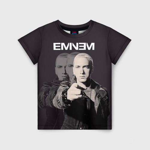 Детская футболка 3D Eminem, цвет 3D печать