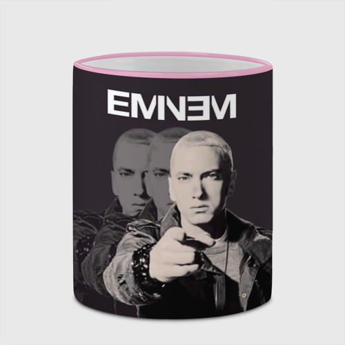 Кружка с полной запечаткой Eminem, цвет Кант розовый - фото 4