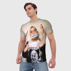 Мужская футболка 3D Eminem - фото 2