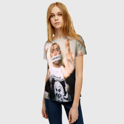 Женская футболка 3D Eminem - фото 2