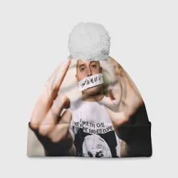 Шапка 3D c помпоном Eminem