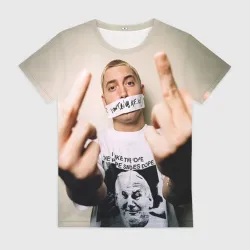 Женская футболка 3D Eminem