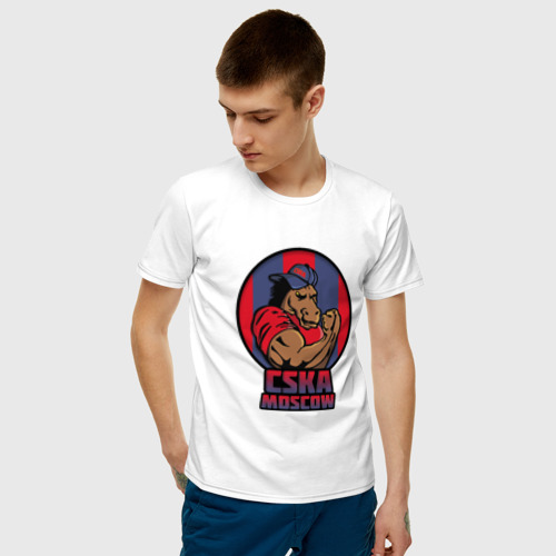 muzhskaya futbolka hlopok cska moskva