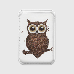 Картхолдер Magsafe магнитный Сова из кофе