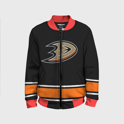 Детский бомбер 3D Anaheim Ducks Selanne, цвет красный