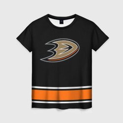 Женская футболка 3D Anaheim Ducks Selanne