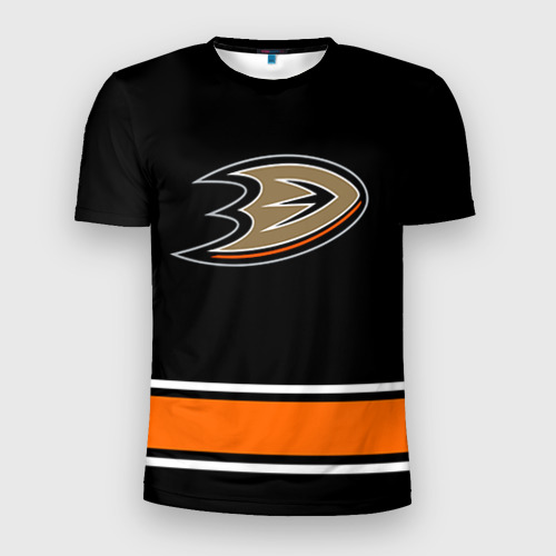 Мужская футболка 3D Slim Anaheim Ducks Selanne, цвет 3D печать