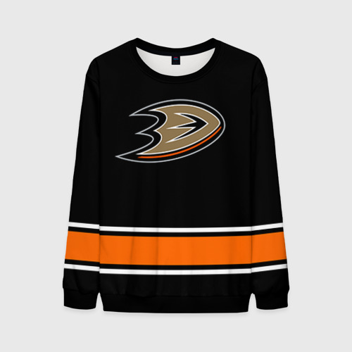 Мужской свитшот 3D Anaheim Ducks Selanne, цвет черный