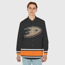 Мужская рубашка oversize 3D Anaheim Ducks Selanne - фото 2