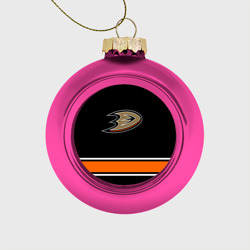 Ёлочный шар стеклянный/пластиковый Anaheim Ducks Selanne