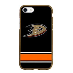 Чехол для iPhone 7/8 матовый Anaheim Ducks Selanne