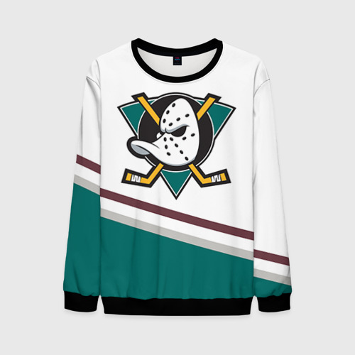 Мужской свитшот 3D Anaheim Ducks Selanne, цвет черный