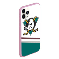 Чехол для iPhone 11 Pro Max матовый Anaheim Ducks Selanne - фото 2