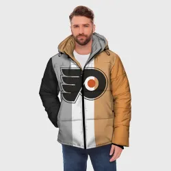 Мужская зимняя куртка 3D Philadelphia Flyers - фото 3