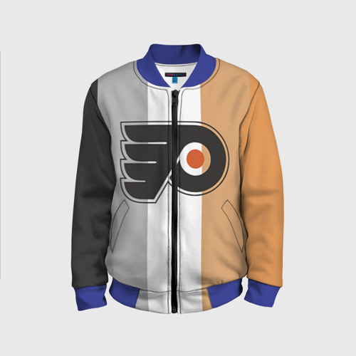 Детский бомбер 3D Philadelphia Flyers, цвет синий