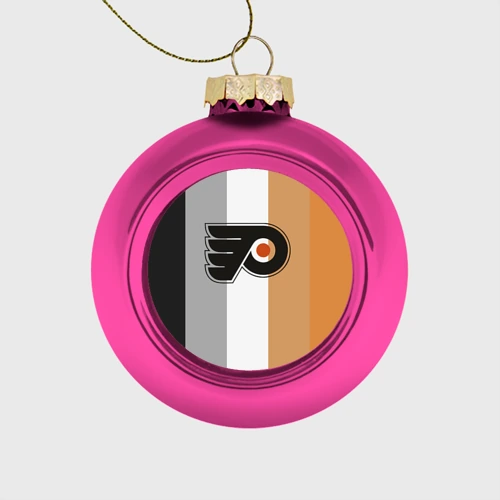 Ёлочный шар стеклянный/пластиковый Philadelphia Flyers