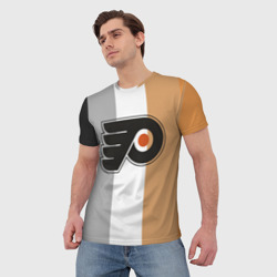 Мужская футболка 3D Philadelphia Flyers - фото 2