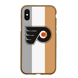 Чехол для iPhone XS Max матовый Philadelphia Flyers