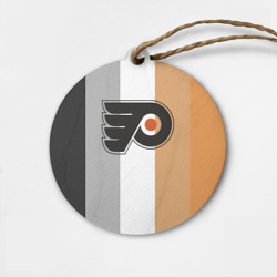 Деревянная игрушка круг Philadelphia Flyers
