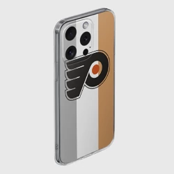 Чехол для iPhone 15 Pro силиконовый с защитой камеры Philadelphia Flyers - фото 2