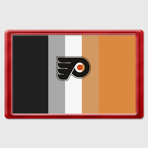 Магнит 45*70 Philadelphia Flyers, цвет красный