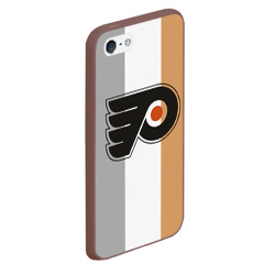 Чехол для iPhone 5/5S матовый Philadelphia Flyers - фото 2