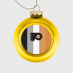 Стеклянный ёлочный шар Philadelphia Flyers